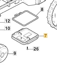 Coperchio batteria ORIGINALE