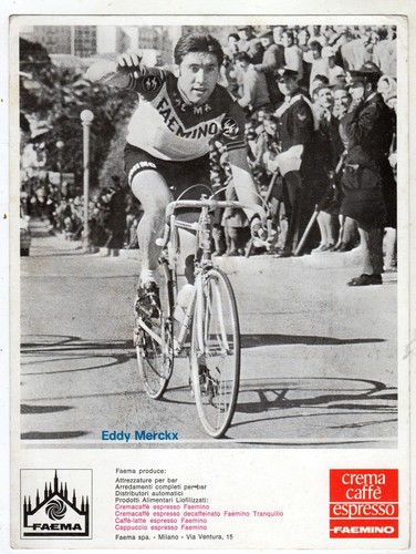 Ciclismo cartolina eddy - ,