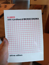 GOZZI MICROECONOMIA note e problemi di MICROECONOMIA  patron editore brossurato