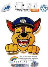 patch chase paw patrol toppa termoadesiva cartoon iron on dog boy pat patrouille