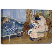 Renoir pomeriggio per bambini quadro stampa tela dipinto telaio arredo casa
