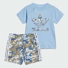 Adidas Kids Camo Short Tee Set