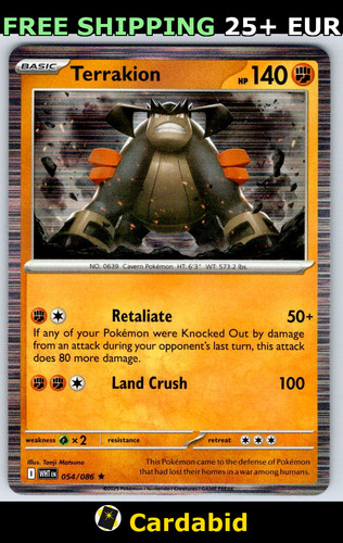 Terrakion wht 054 - #054/086, sv