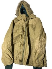 Zara Man Brown Parka Jacket