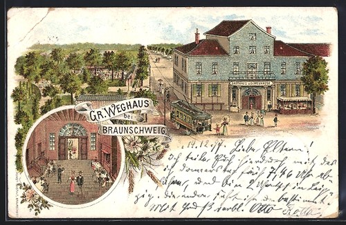 Litografia brunswick locanda - litografia, brunswick,