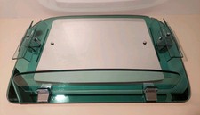 Splendido Specchio Bagno Anni '60 Con Appliques e Mensola Vetro