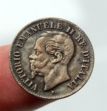 regno vittorio emanuele II 2centesimi valore 1867 milano rame bella tipologia