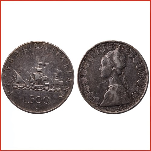 Moneta 500 lire caravelle - 500,