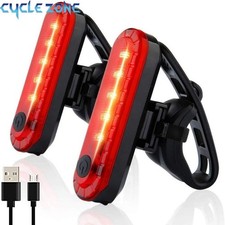 Fanale Bici Posteriore USB Ricaricabile - Ultra Luminoso, Facile Installazione