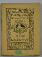 PASCOLI GIOVANNI. Poesie varie