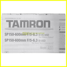 Tamron SP 150-600mm f5-6,3 Di USD instruction manual. User guide english-deutsch