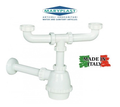 Sifone lavello pvc - lavello, scarico