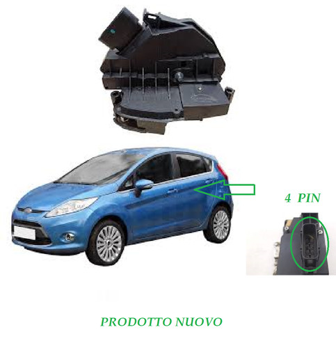 Serratura porta posteriore - porta,