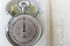 CRONOMETRO MECCANICO SOVIETICO   FUNZIONANTE  RATRAPPANTE 30 MINUTI RARO