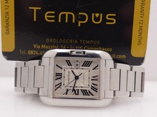 CARTIER TANK ANGLAISE 3511 AUTOMATICO ACCIAIO BRACCIALATO ANNI '2000s OROLOGIO