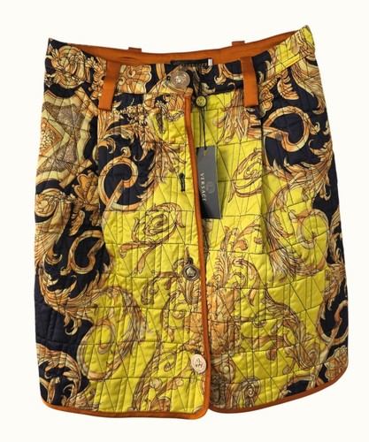 Minigonna versace trapuntata - minigonna,