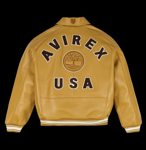 Giubbotto uomo avirex giallo - giubbotto,
