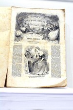 LIVRE ANCIEN COOPER ROMAN POPULAIRE LIONEL LINCOLN ILLUSTRÉ 1850