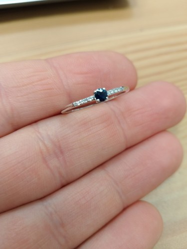 Anello oro bianco - anello,