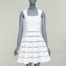 Abito svasato ALAIA avorio