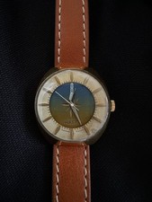 Orologio Vintage Raketa "Soyuz" Bussola Stella - Placcato Oro URSS anni '70