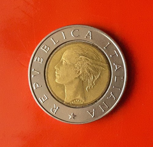 500 lire 1991 variante - 500, firma