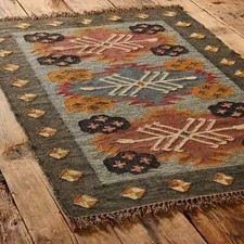 Tappeti Kilim Tappeto Iuta Lana Naturale Tessuto a Mano, Tappeto Kilim Vintage, Tappeto Tradizionale