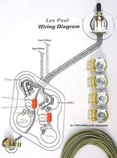 Kit cablaggio per Gibson LP