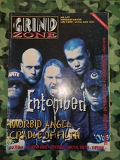 RIVISTA METAL GRIND ZONE - NR.1/97 FEBBRAIO/MARZO -ENTOMBED MORBID ANGEL EMPEROR