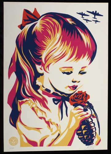 Shepard fairey war - by, numbers