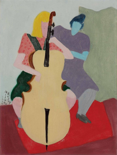 Milton avery suonatore - suonatore, di