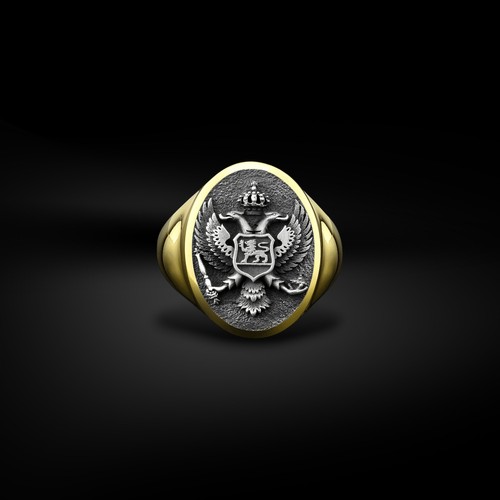 Anello uomo con sigillo - uomo,