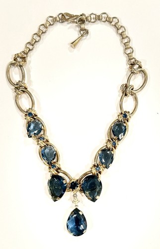 Collana cristallo vintage - collana,