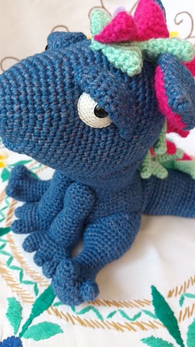 Dragone uncinetto amigurumi - dragone,,