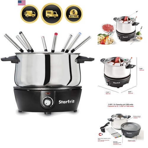 Set fonduta elettrica 12pz - fonduta,