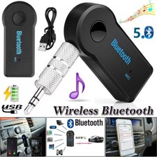 Ricevitore Adattatore Bluetooth 4.1 MiniJack Vivavoce Auto Aux Stereo Audio Nero