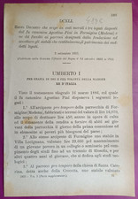 FORMIGINE 1892 REGIO DECRETO X