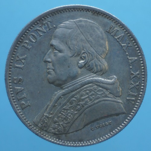 Pio lire 1870 - ix, 5