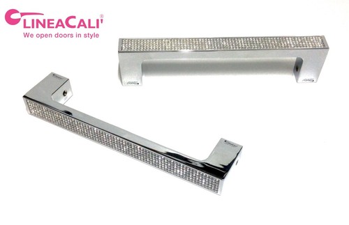 Maniglione cristallo strass - cristallo,