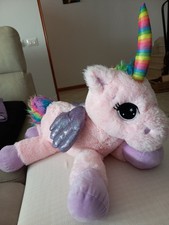 Peluche Unicorno Alato Sdraiato Cm.50 Leggi Descrizione 