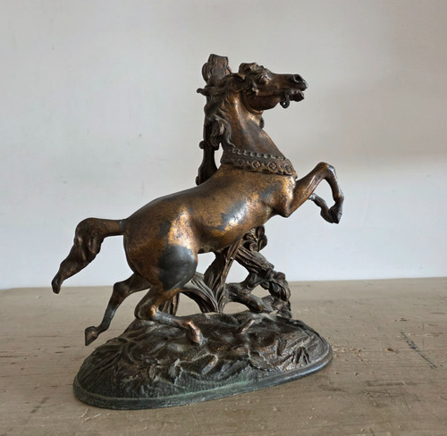 Statua statuetta cavallo - cavallo, in