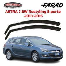 DEFLETTORI OPEL ASTRA J SW (2013-2015) 5 PORTE FARAD SET ANTIVENTO FUME' 12561