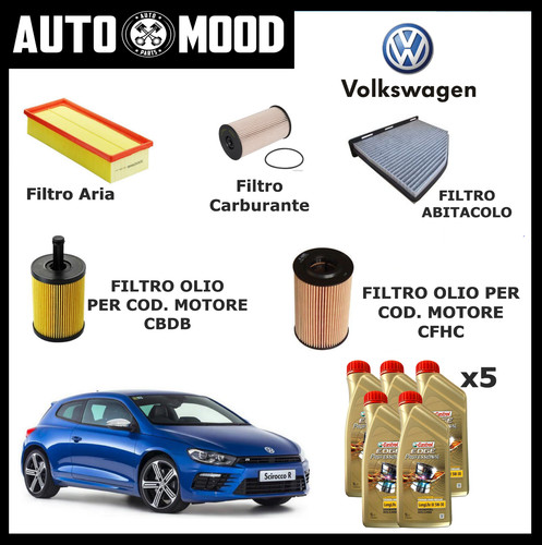 Kit tagliando scirocco 137 - vw,