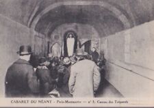 carte postale ANIMEE - PARIS -MONTMARTE-CABARET DU NEANT- CAVEAU DES TREPASSES