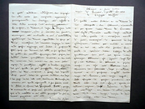Autografo ferdinando asioli - ferdinando,