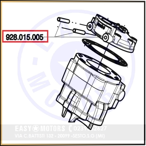 Polini 928 015 005 testa - 928.015.005, thor