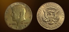 MEZZO DOLLARO KENNEDY 1966