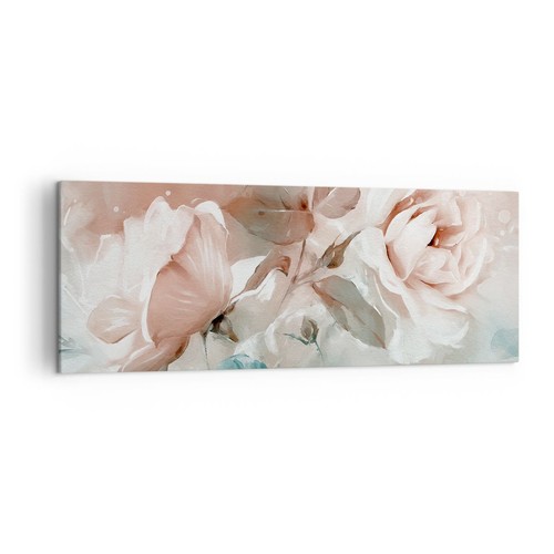 Quadro tela 140x50cm fiori - quadro,