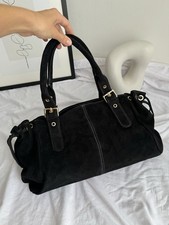 borsa In Pelle Scamosciata 