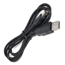 Cavo di alimentazione USB da 1,2 m cavo a spina cava DC maschio 5,5/2,1 mm 120 cm cavo di ricarica